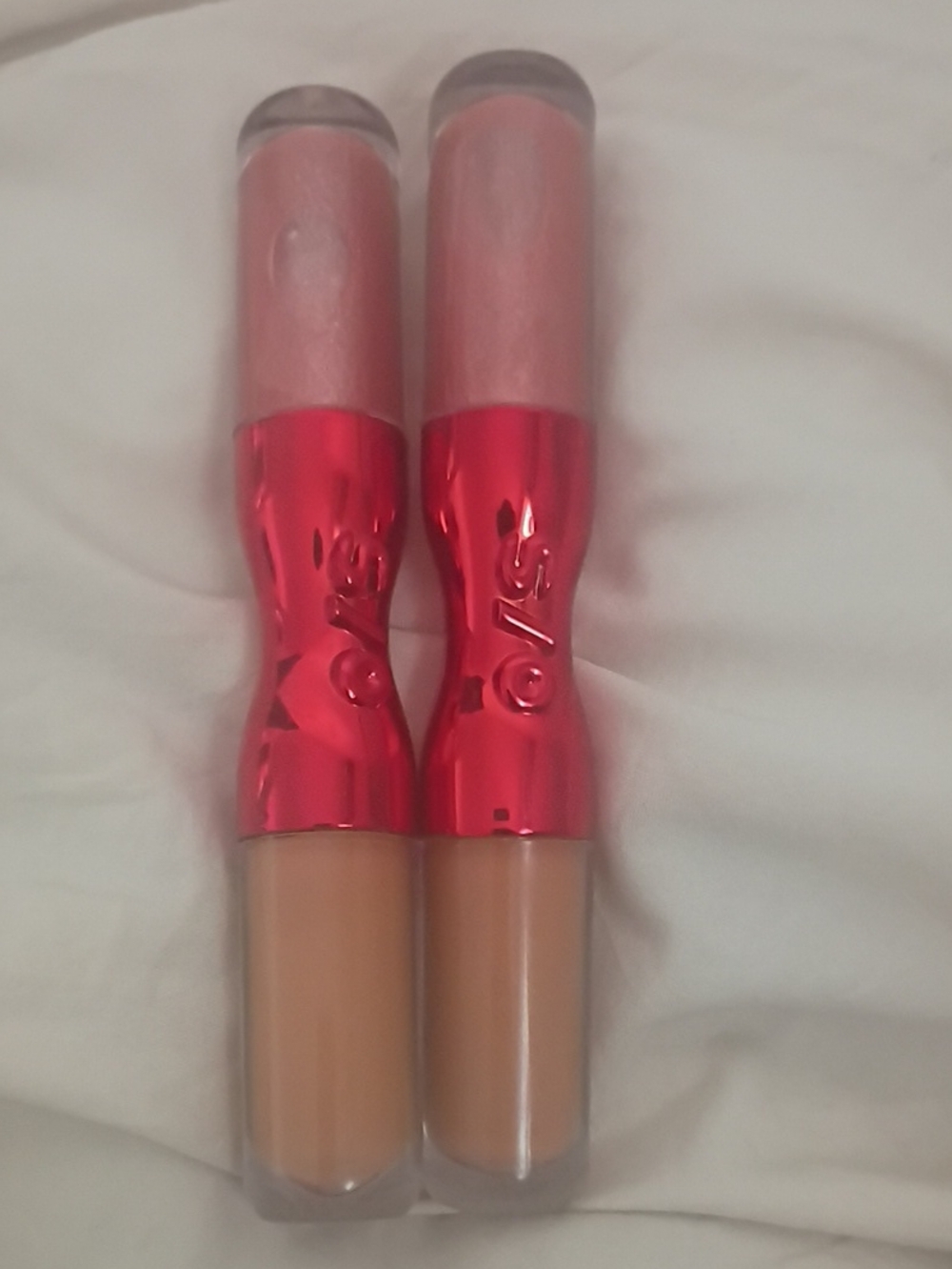 ONE/SIZE Dual-Ended Pink Gloss & Nude  Lipstick Duo In Shade Trade Finder
